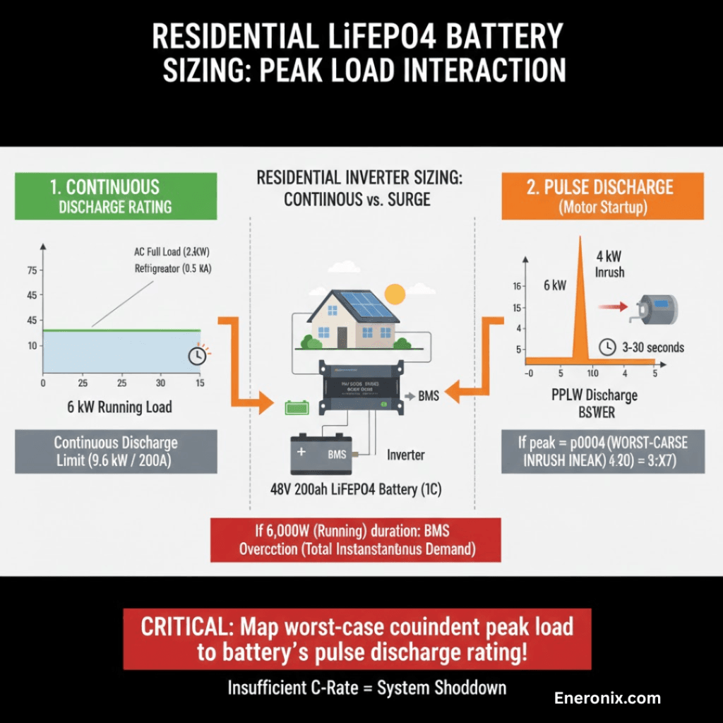 LiFePO4 Battery C-Rate and Peak Load Interaction