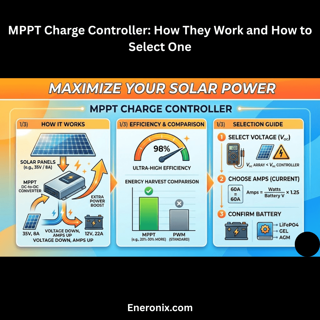 MPPT Charge Controller: How They Work and How to Select One MPPT Charge Controller