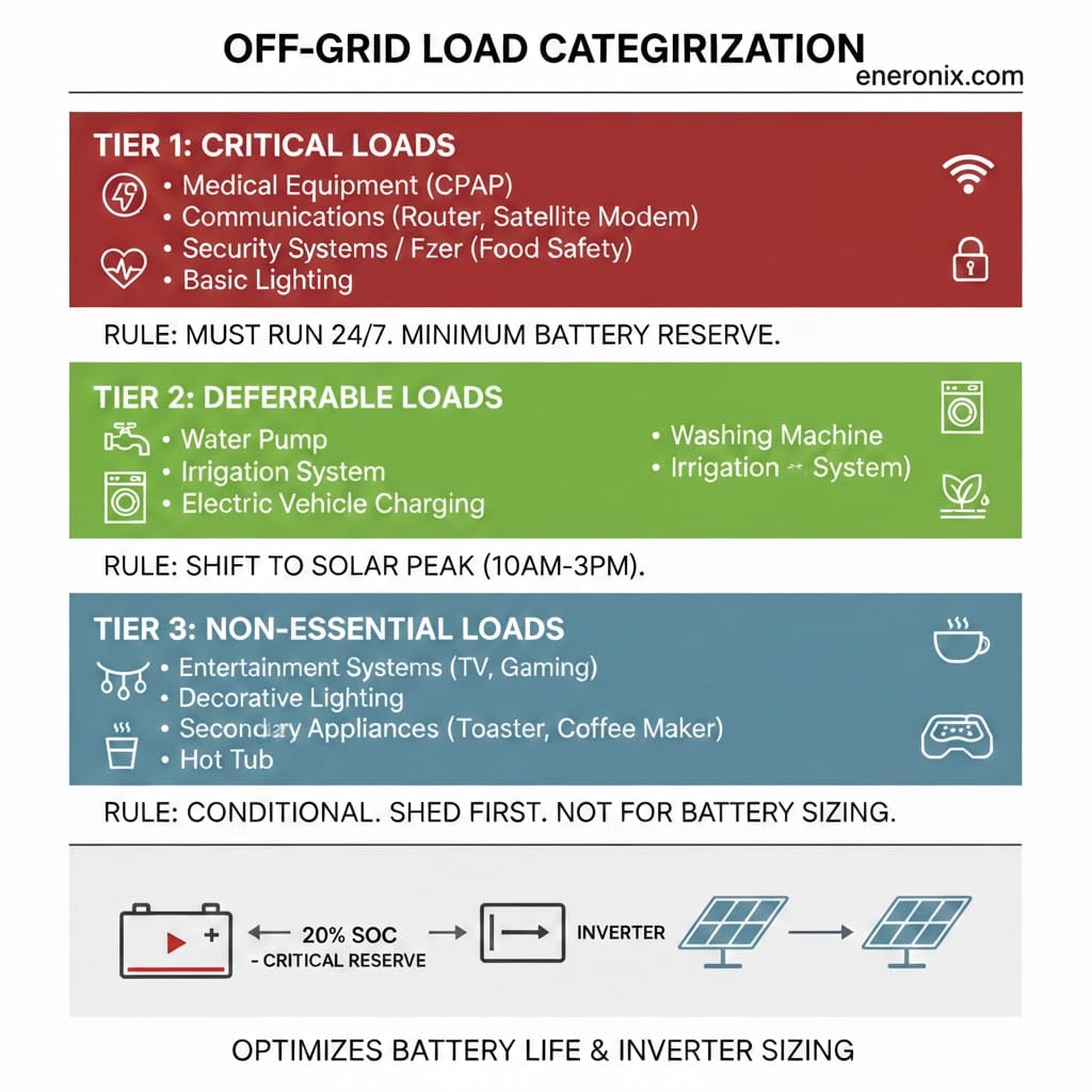 Categorizing Loads by Priority