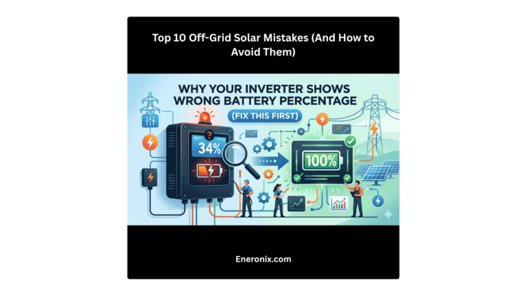 inverter battery percentage wrong