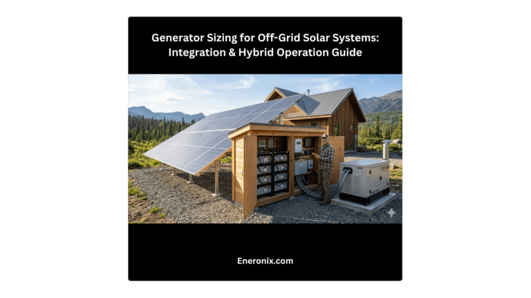 generator sizing for off-grid solar