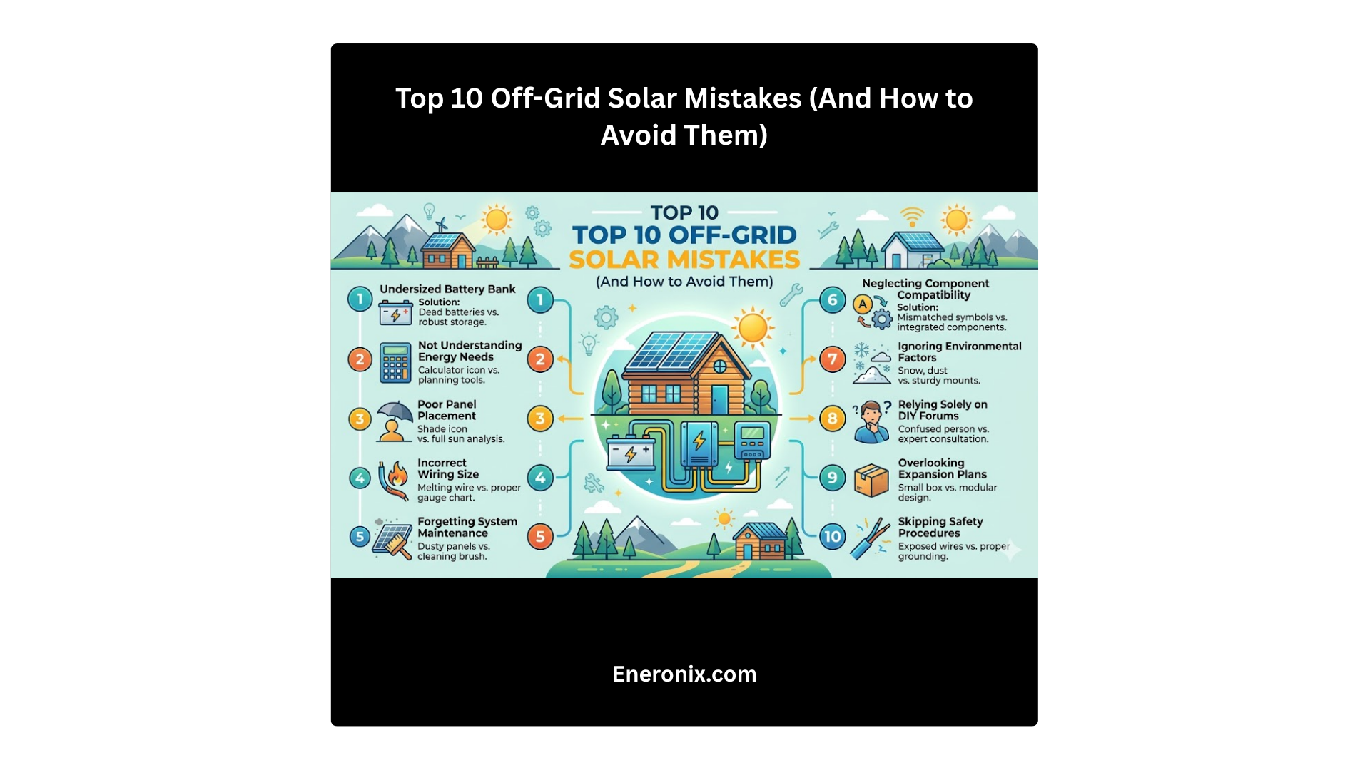 Top 10 Costly Off-Grid Solar Mistakes (And How to Avoid Them) Off-Grid Solar Mistakes