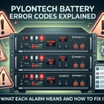 Pylontech battery error codes