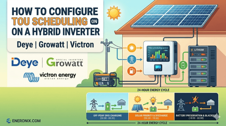 How to Configure TOU Scheduling on a Hybrid Inverter