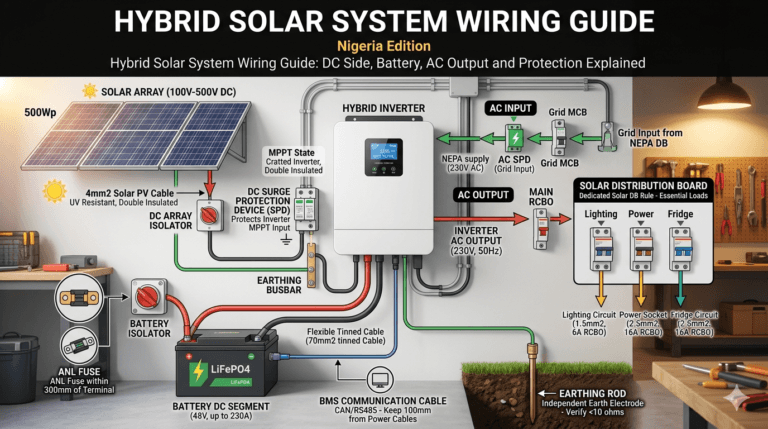Hybrid Solar System Wiring