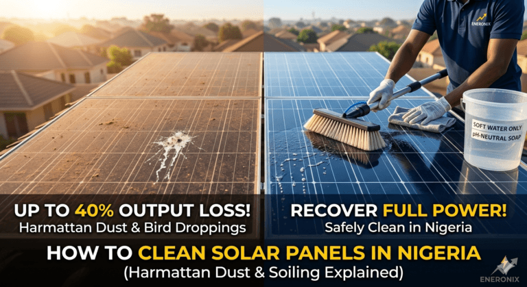 clean solar panels in Nigeria