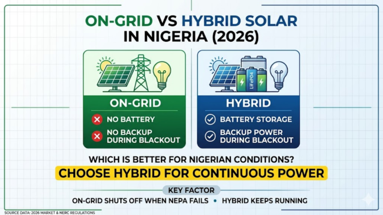 which is better on-grid or hybrid solar system