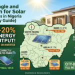 solar panel tilt angle in Nigeria