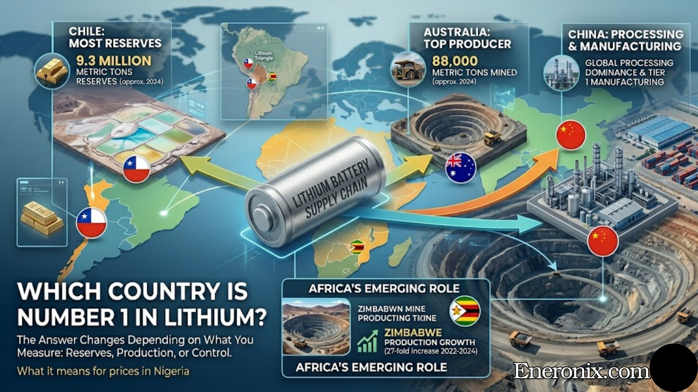 Which Country Is Number 1 in Lithium?