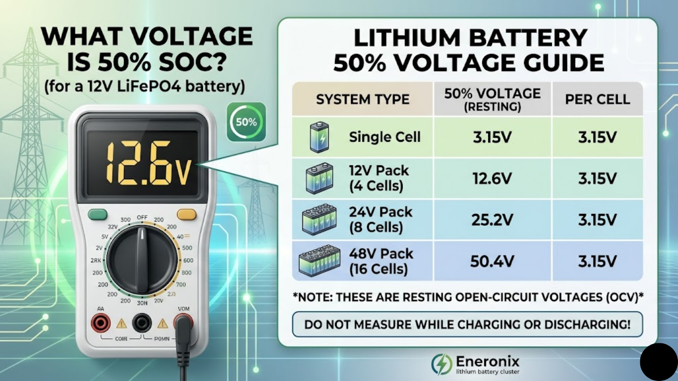 What Voltage Is 50% for a Lithium Battery? What Voltage Is 50% for a Lithium Battery?