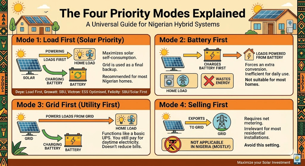 The Four Priority Modes Explained