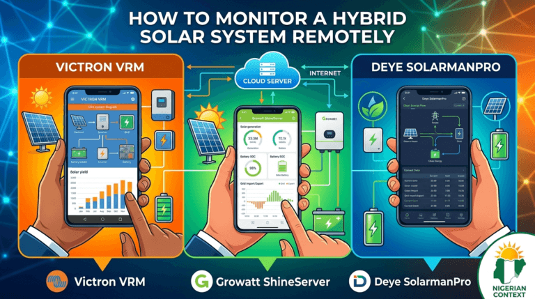 How to Monitor a Hybrid Solar System Remotely