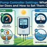 Solar Pump Controller Settings