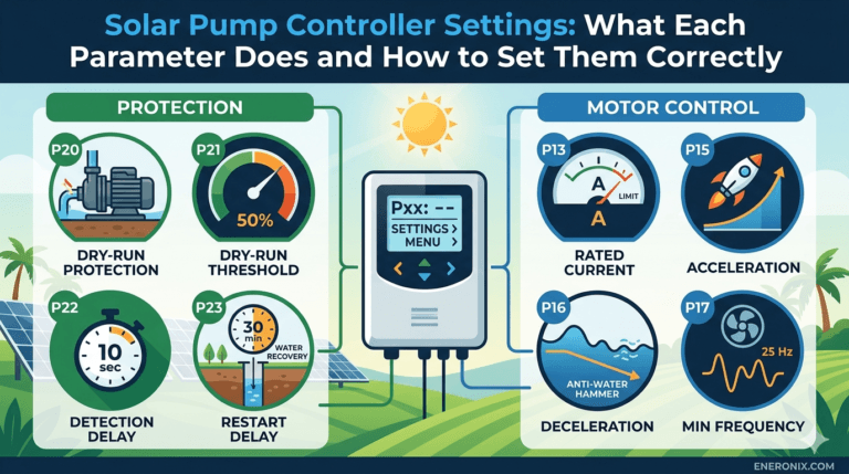 Solar Pump Controller Settings