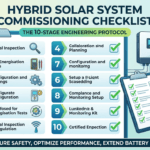 Hybrid Solar System Commissioning Checklist