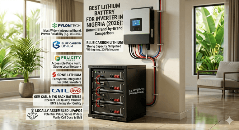best lithium battery for inverter in Nigeria