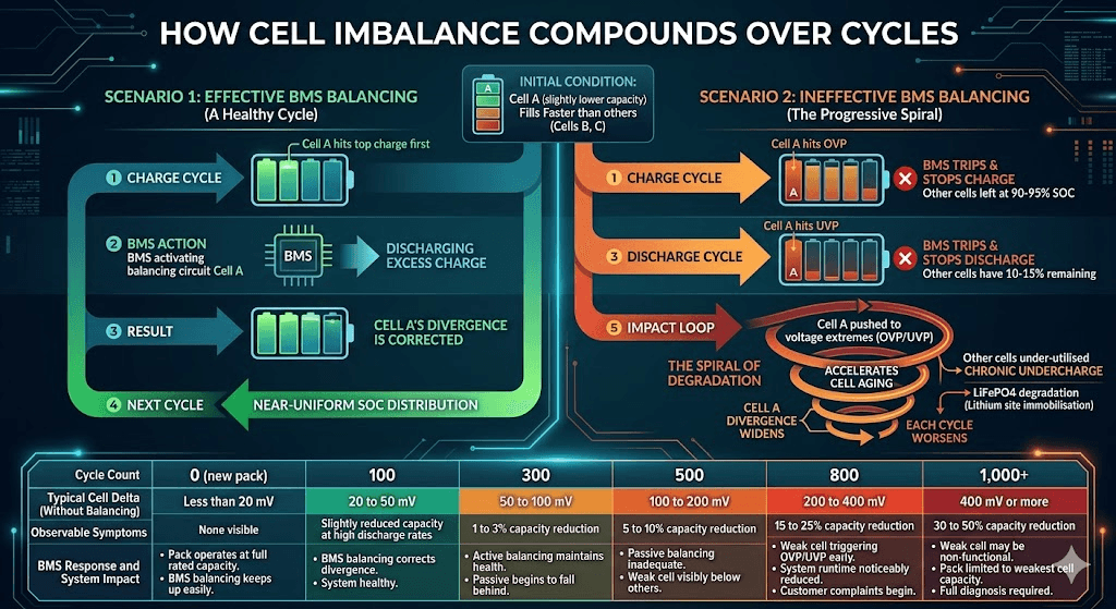 How Imbalance Compounds Over Cycles