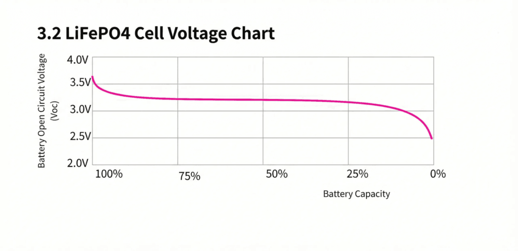 The LiFePO4 Flat Voltage Curve: Why It Makes Imbalance Harder to Detect and Correct