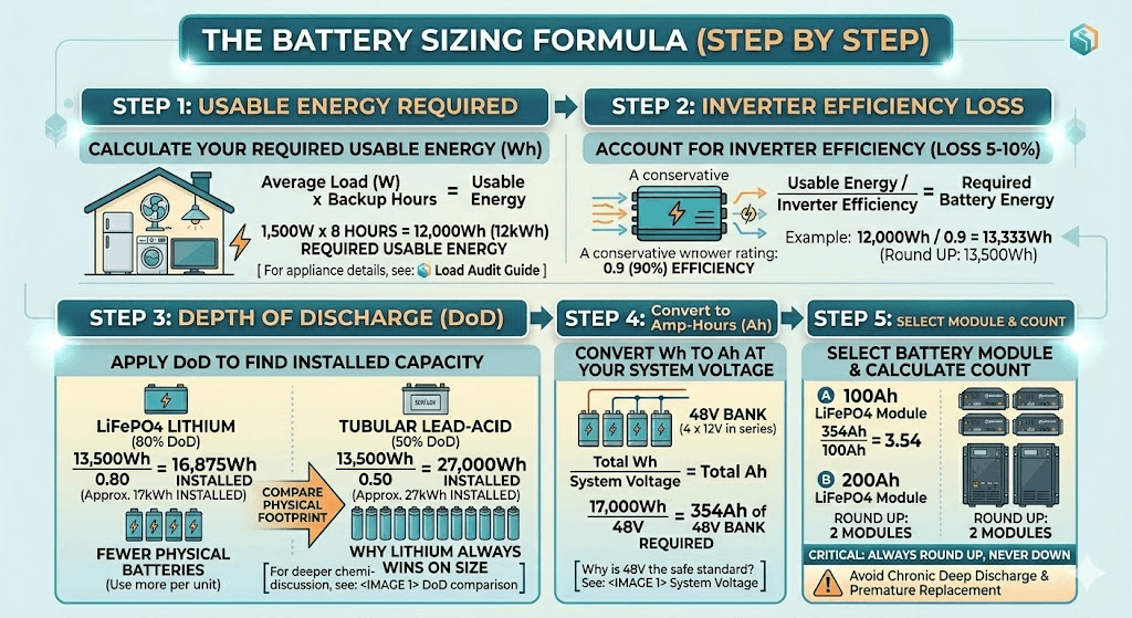 The Battery Sizing Formula