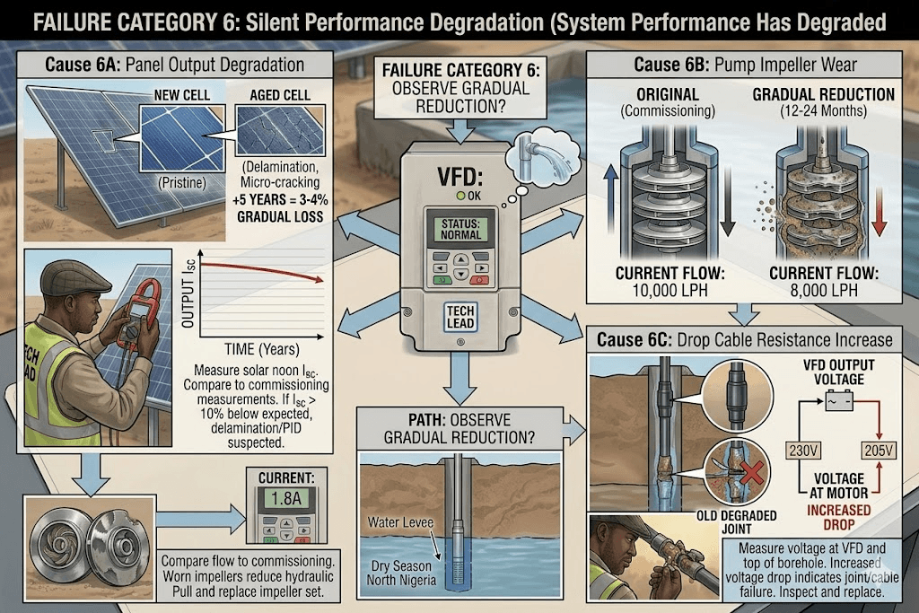 Failure Category 6: VFD Display Shows Normal but System Performance Has Degraded