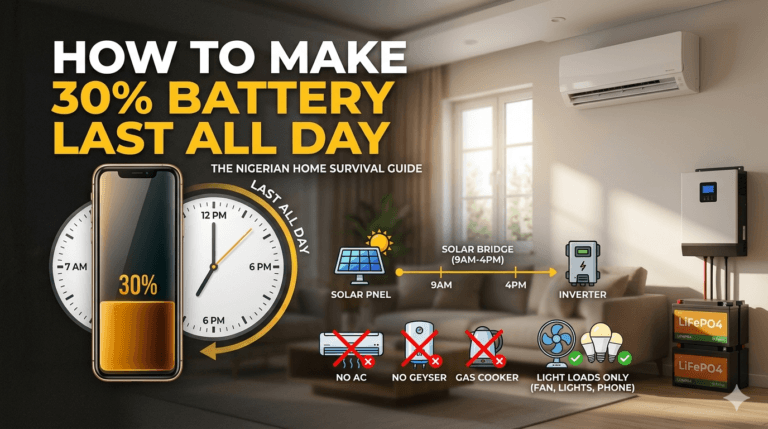 how to make 30% battery last all day