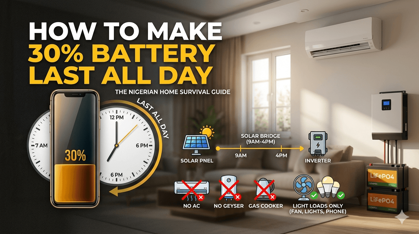 how to make 30% battery last all day