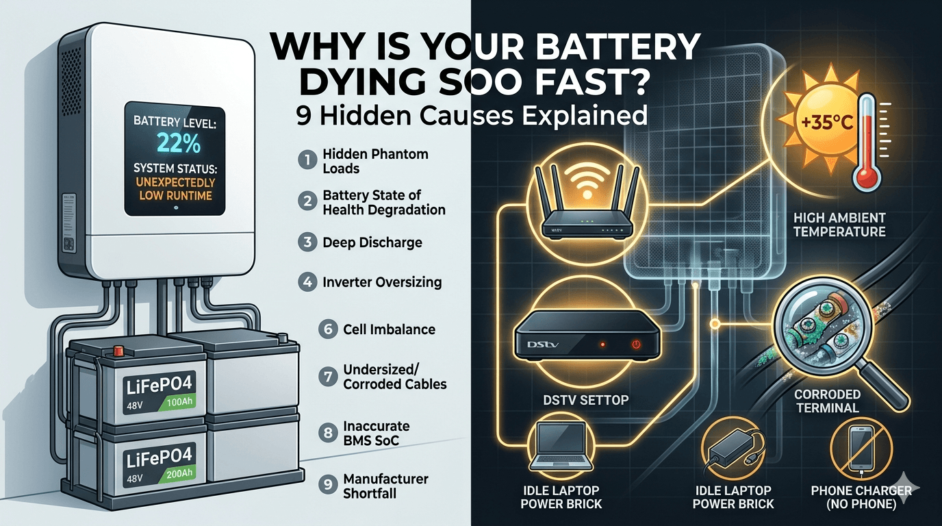 Why Does My Inverter Battery Die Faster Than Expected