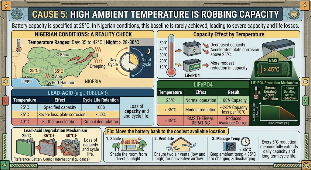 High Ambient Temperature Is Robbing Capacity