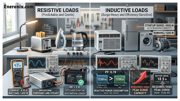 Resistive Loads vs Inductive Loads