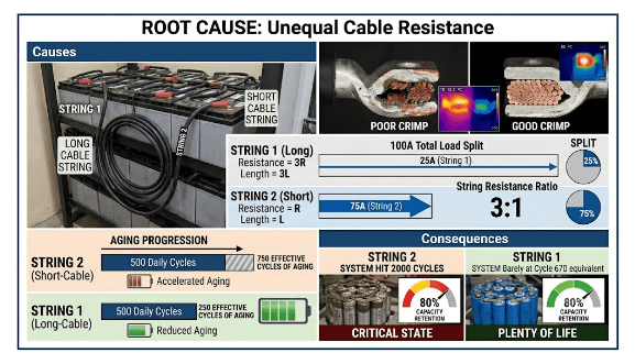 Unequal Cable Resistance